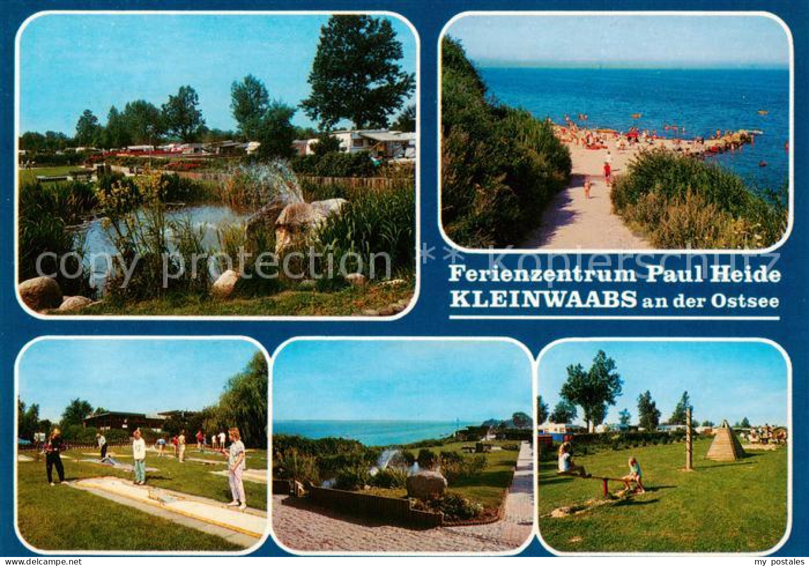 73859783 Kleinwaabs Ostsee Ferienzentrum Paul Heide Strand Minigolf Spielplatz K - Andere & Zonder Classificatie