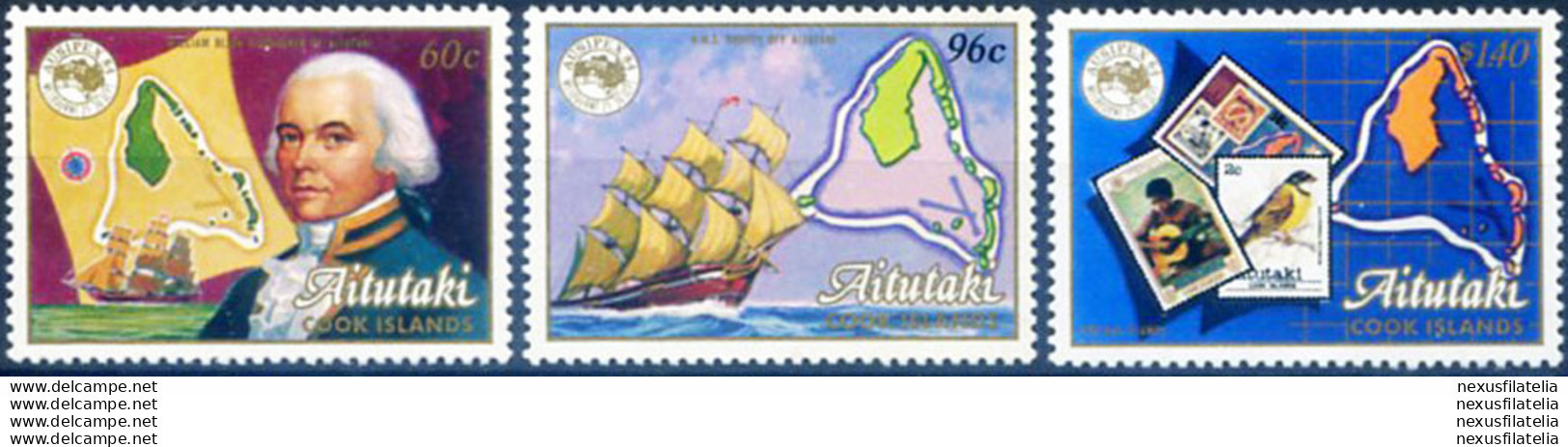 "Ausipex '84". - Aitutaki