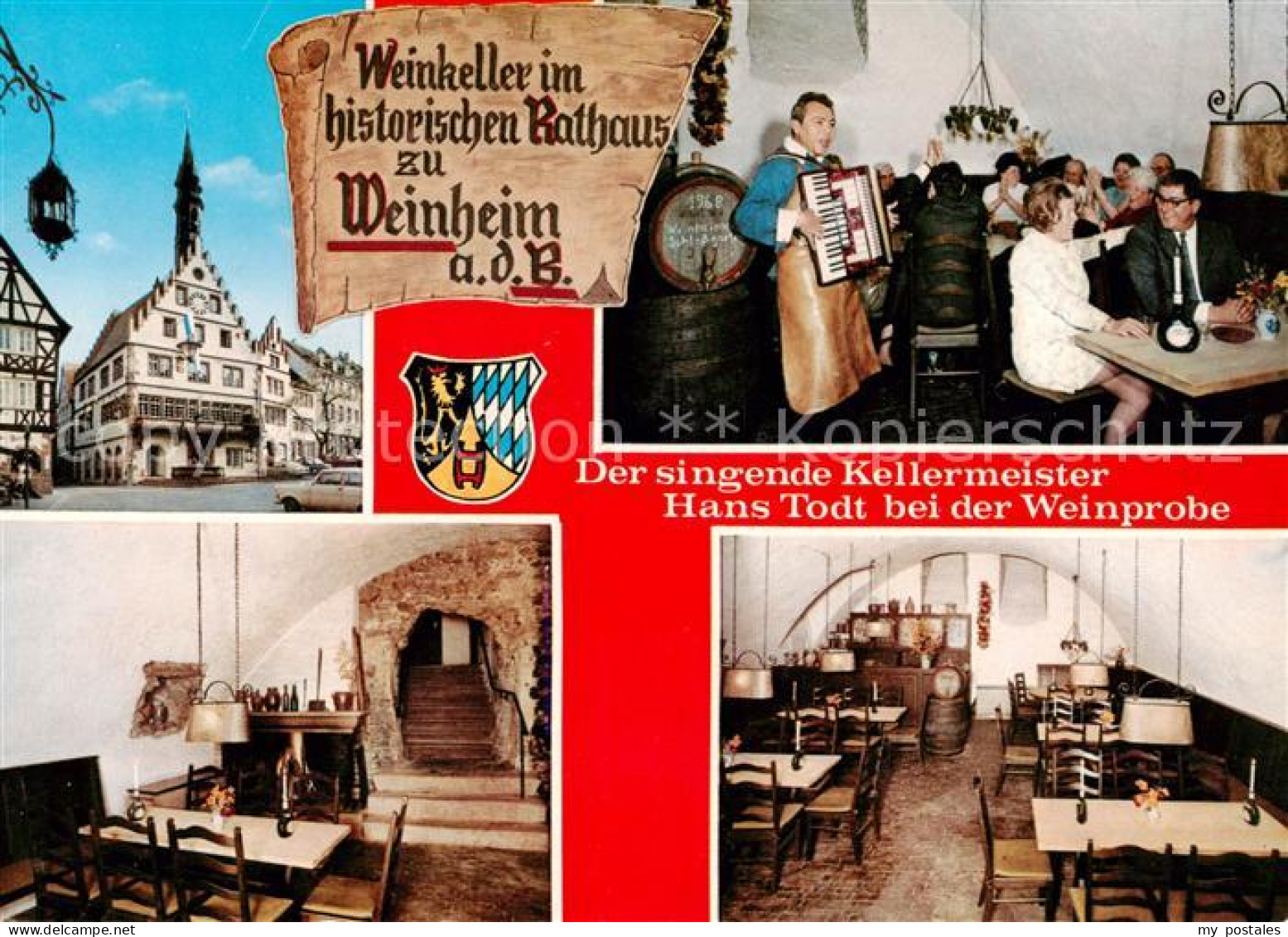 73859768 Weinheim Bergstrasse Weinkeller Im Historischen Rathaus Der Singende Ke - Weinheim