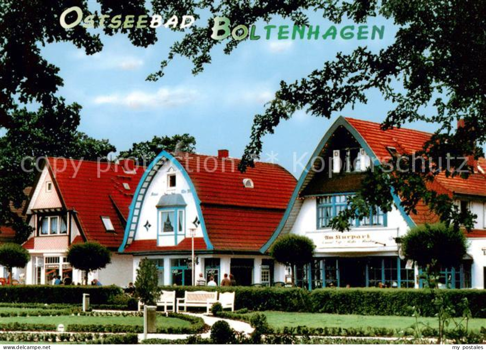 73859758 Boltenhagen Ostseebad Historische Haeuserzeile Am Kurpark Boltenhagen O - Autres & Non Classés