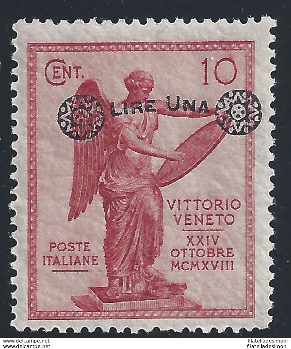 1924 REGNO, N° 159  MNH/**  SOVRASTAMPA SPOSTATA - Otros & Sin Clasificación