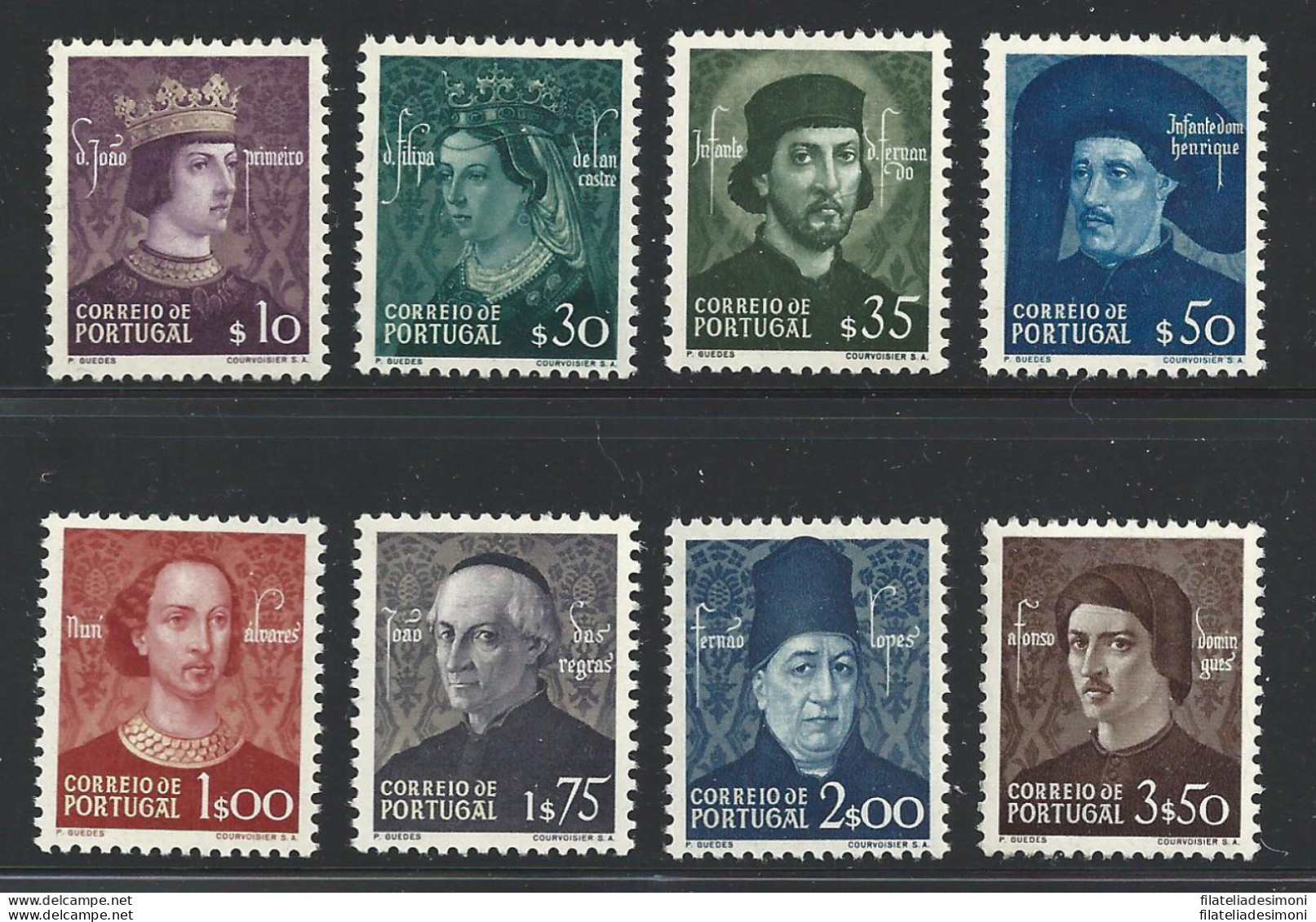 1940 PORTOGALLO  , N° 716/723  8 Valori  MNH/** - Sonstige & Ohne Zuordnung