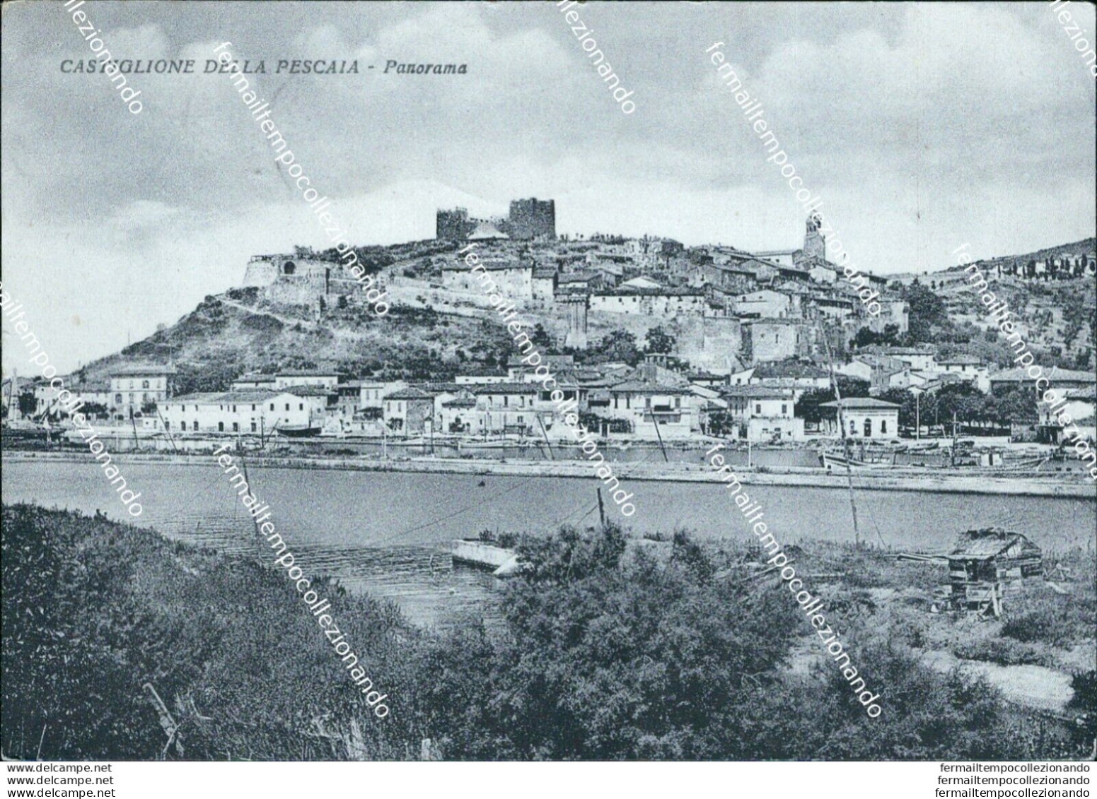 Bc442 Cartolina Castiglione Della Pescaia Panorama Provincia Di Grosseto - Grosseto