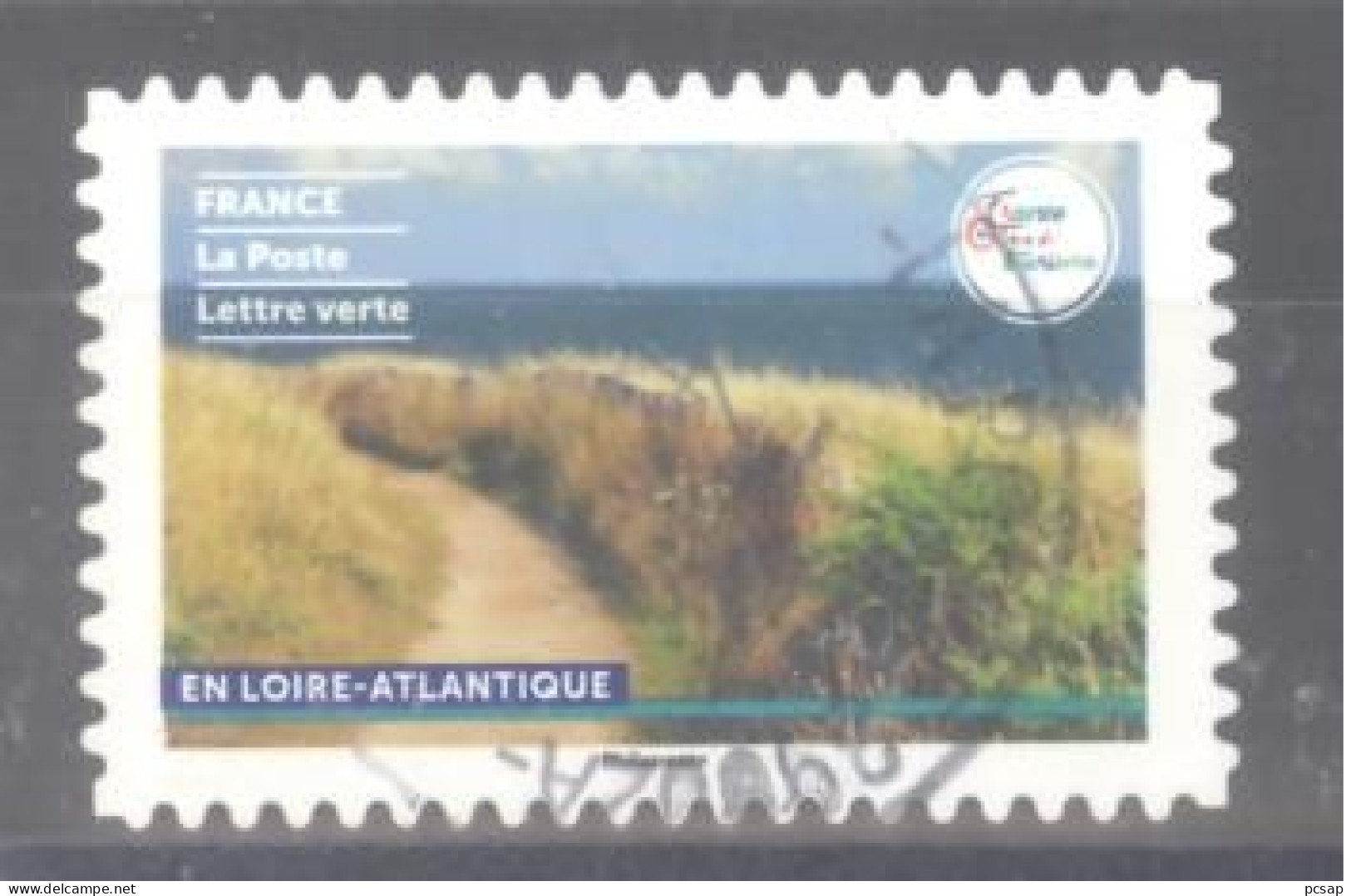 France Autoadhésif Oblitéré N°2313 (Randonnées Pédestres En Loire-Atlantique) (cachet Rond) - Usados