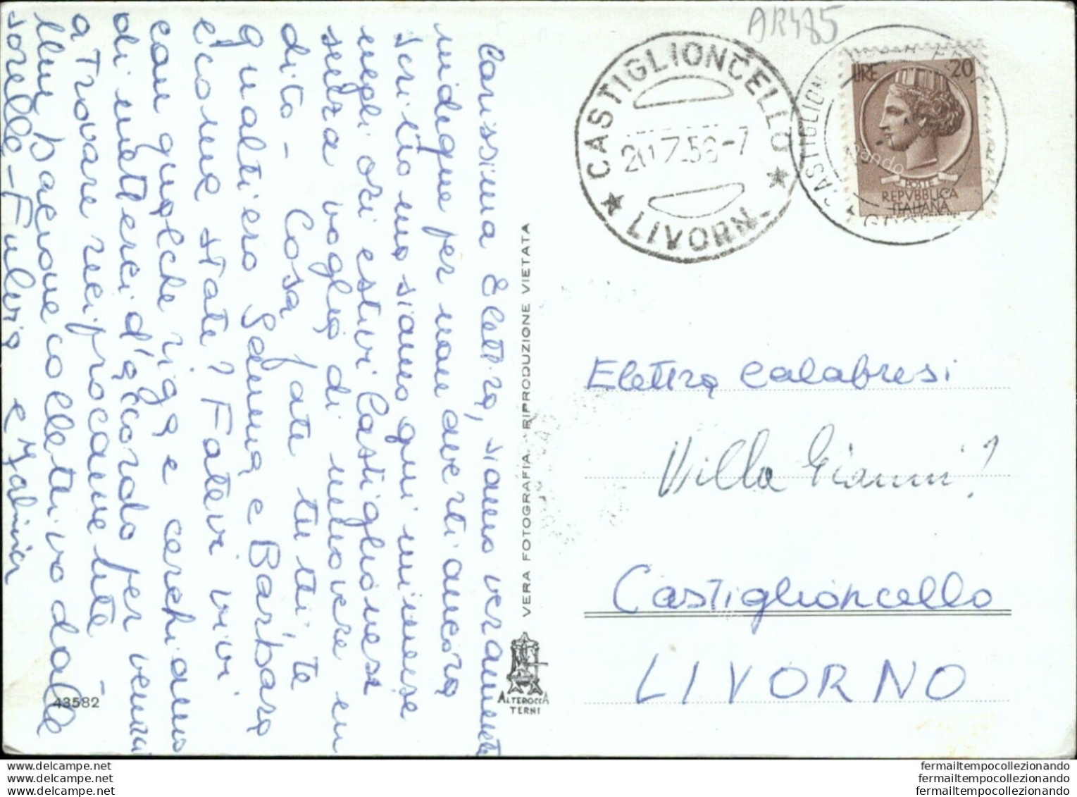 Ar485 Cartolina Castiglione Della Pescaia Passeggiata Lungomare Grosseto - Grosseto