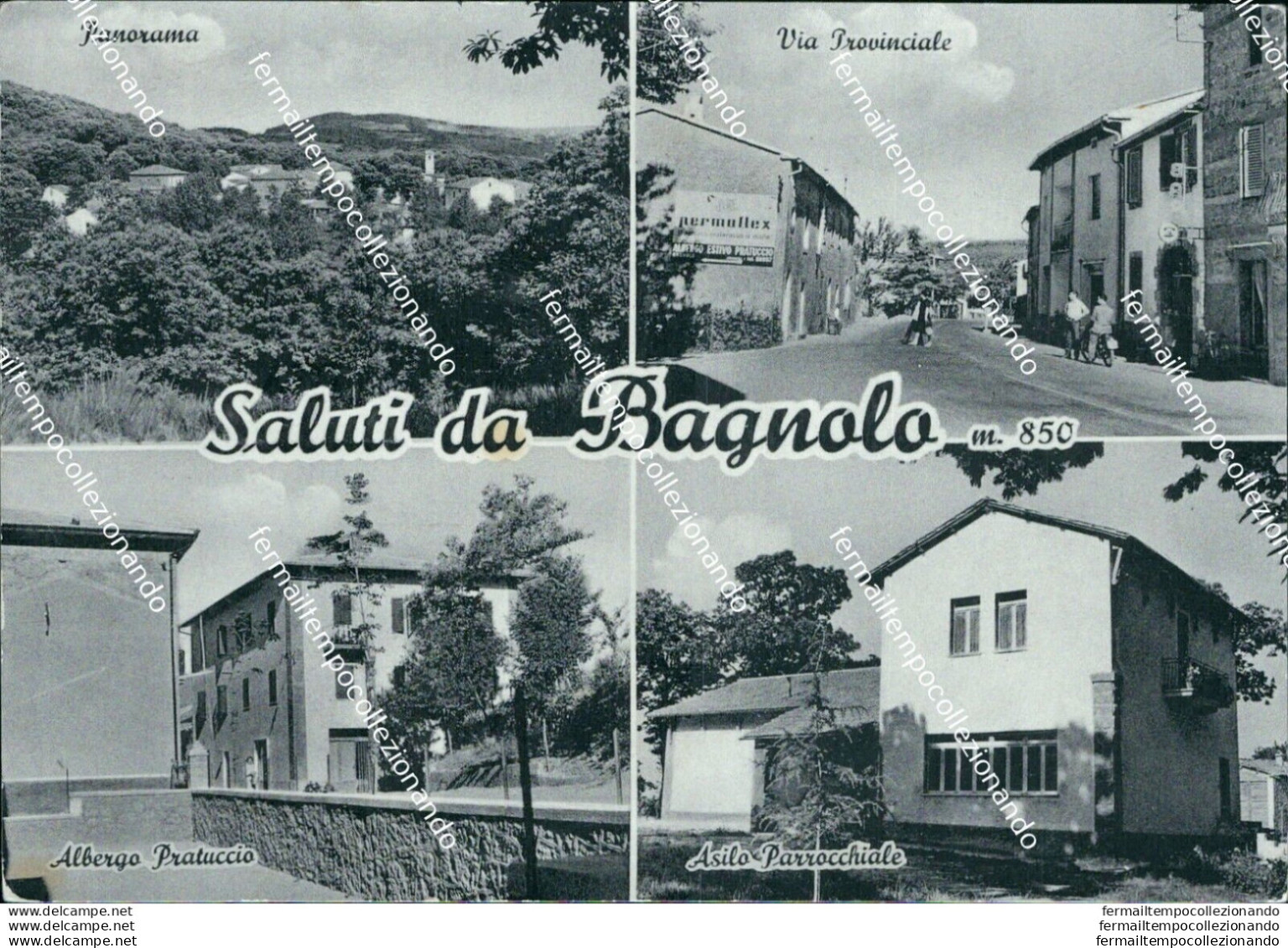 Br63 Cartolina Saluti Da Bagnolo Provincia Di Grosseto Toscana - Grosseto