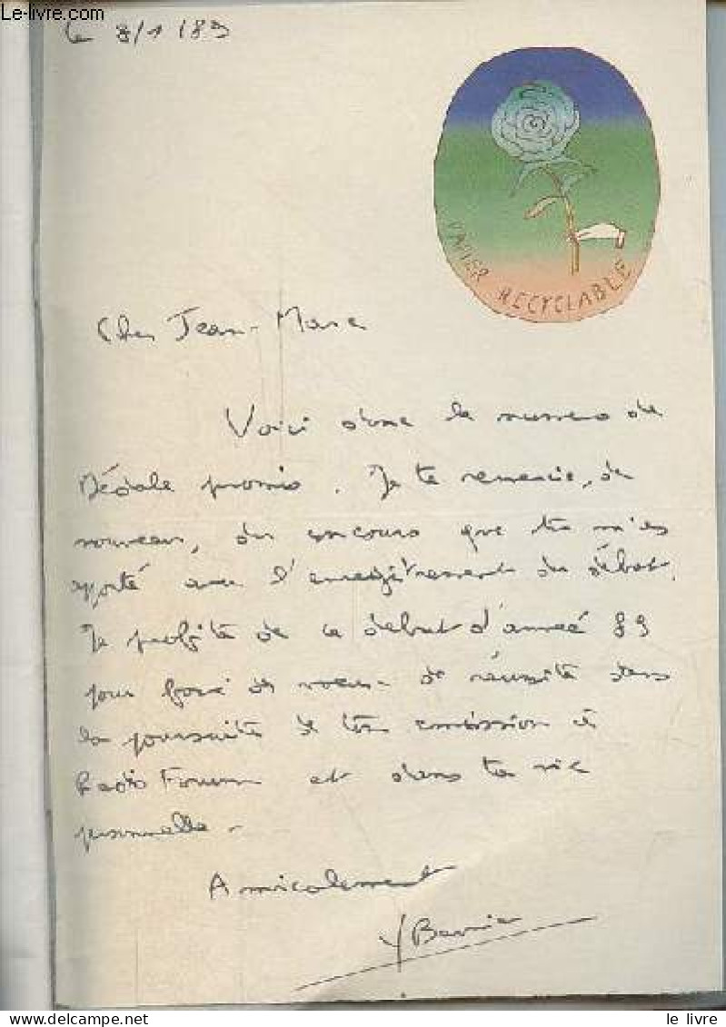Dedale N°29 Décembre 1988 - Psychologues à Vent Debout, B.Andrieu - Choses Dites Par Maud Mannoni Au Salon Du Livre, Y.B - Autre Magazines