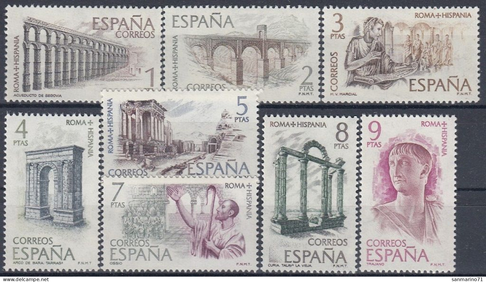 SPAIN 2079-2086,unused - Non Classificati