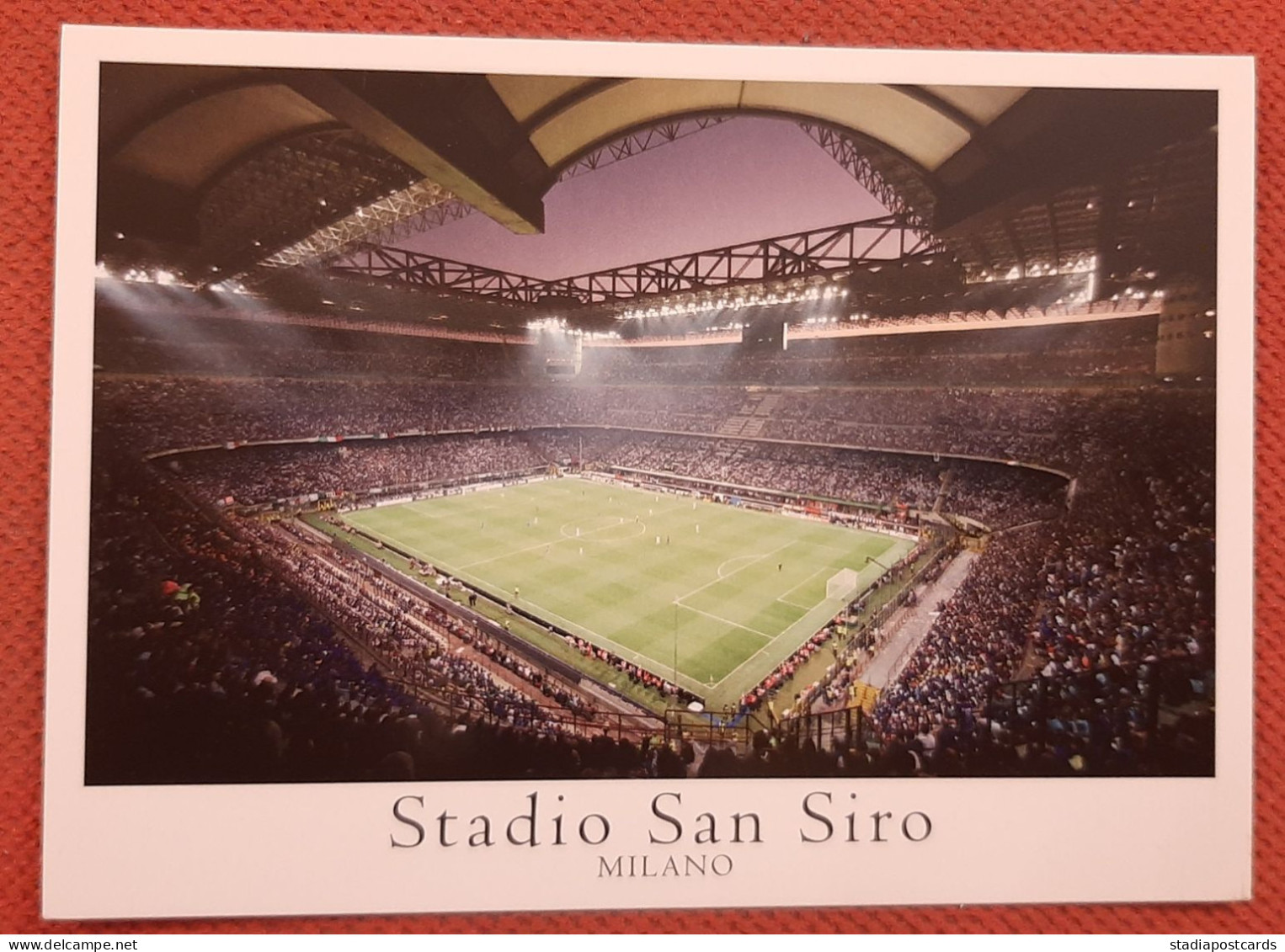 Milano Milan Inter San Siro Giuseppe Meazza Cartolina Stadio Postcard Stadion AK Carte Postale Stade Estadio Stadium - Fussball