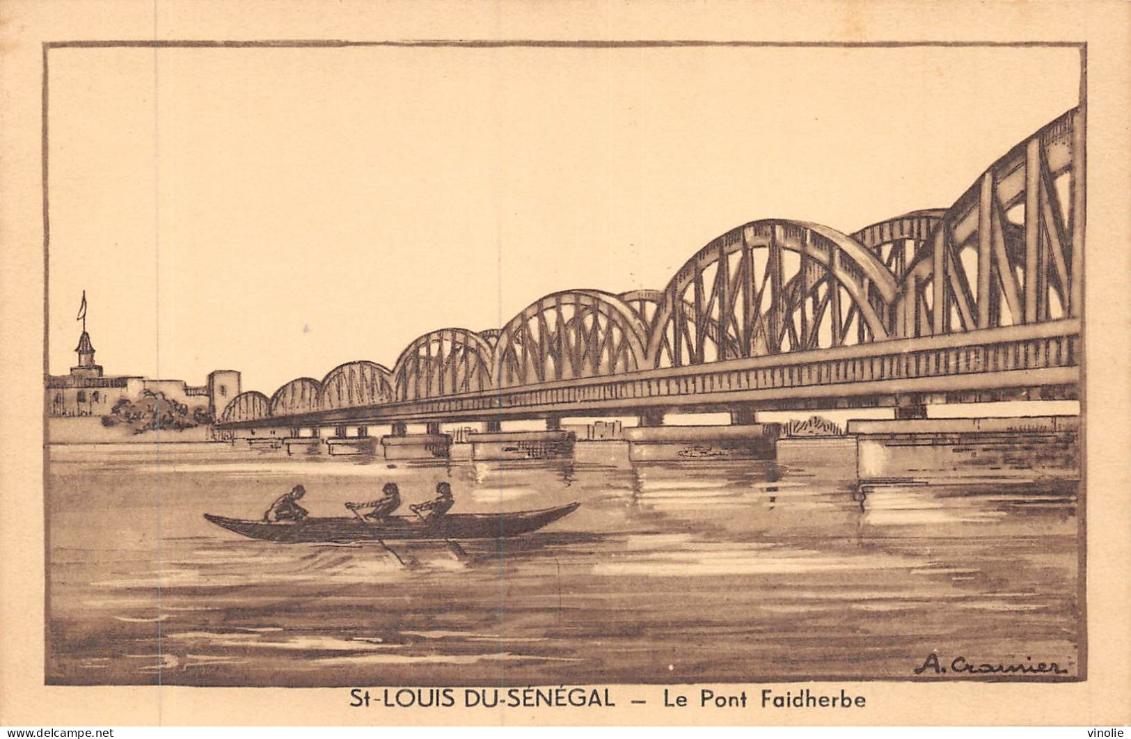 24-5100 : SAINT-LOUIS DU SENEGAL. LE PONT FAIDHERBE - Sénégal