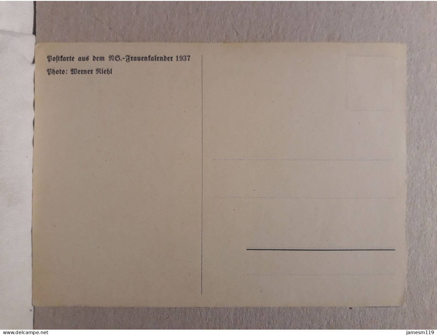 Hakenkreuzfahne Postkarte - Hitler Spruch - Propaganda - Guerra 1939-45