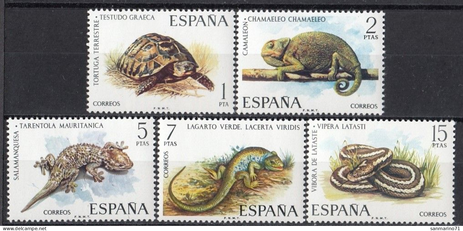 SPAIN 2087-2091,unused - Other & Unclassified