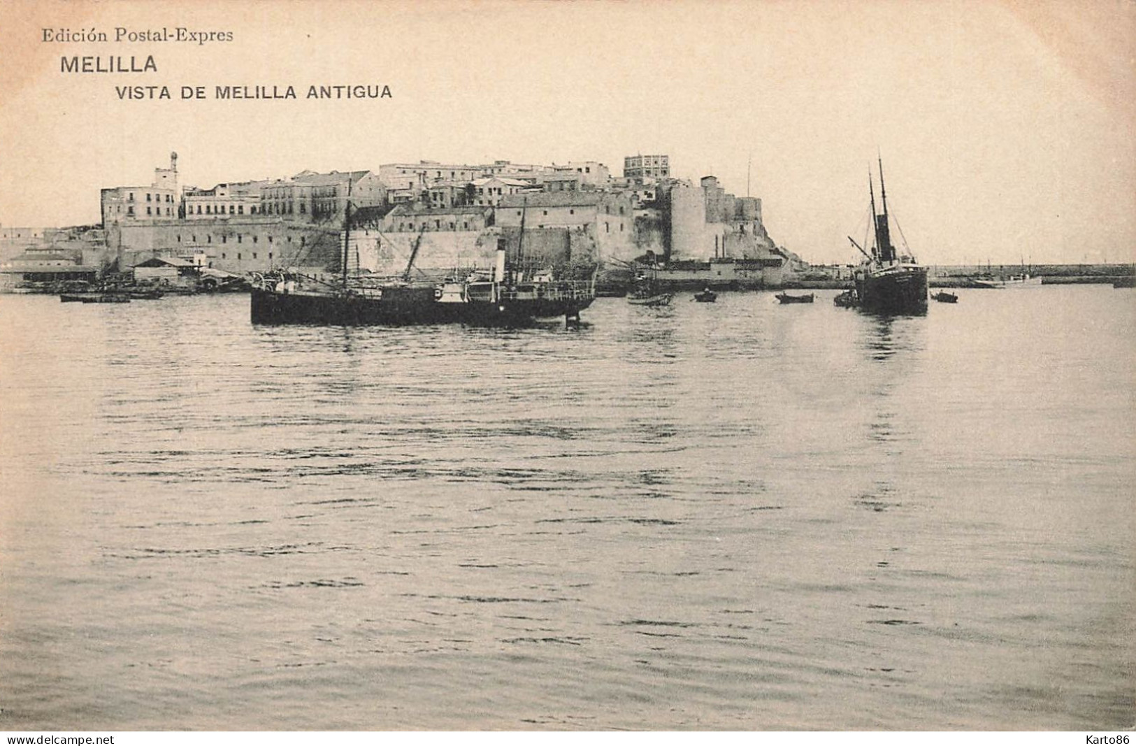 Melilla * Vista De Melilla Antigua * Espana - Melilla