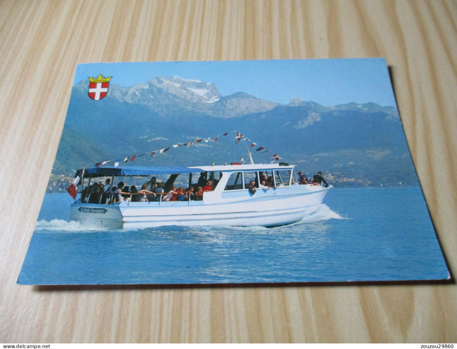 Lac D'Annecy (74).Bateau " La Belle Inconnue ". - Annecy