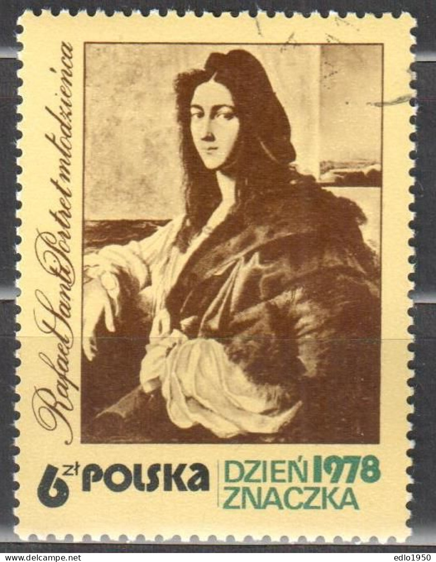 Poland 1978 - Stamp Day - Painting - Mi. 2581- Used - Oblitérés