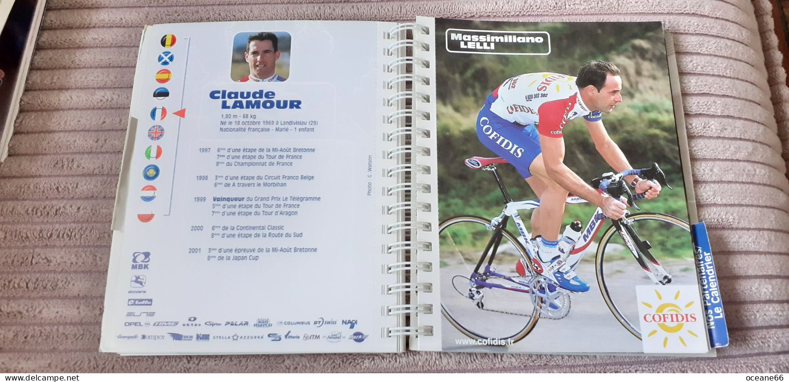 Livret Cofidis 2002 Avec Photos Des Coureurs - Cyclisme