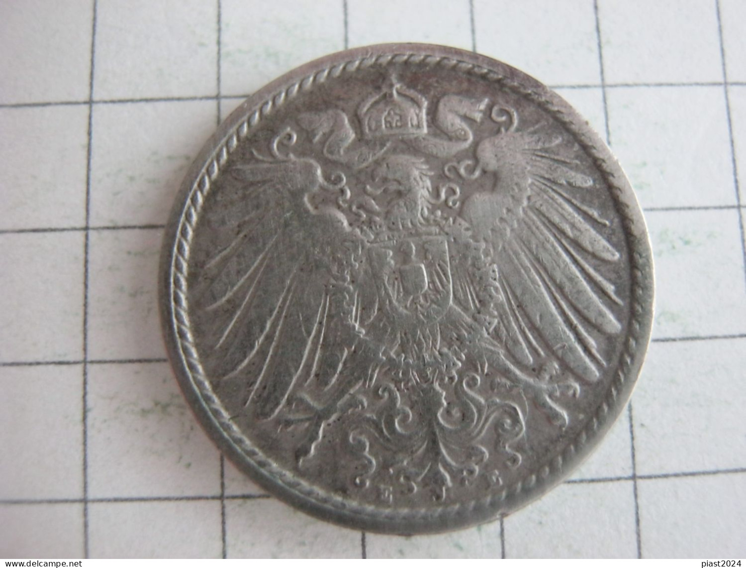 Germany 5 Pfennig 1909 E - 5 Pfennig