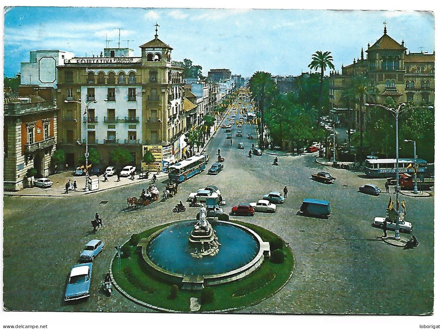 PUERTA DE JERZ, CALLE SAN FERNANDO Y HOTEL ALFONSO XIII.- SEVILLA / ANDALUCIA - ( ESPAÑA ) - Sevilla