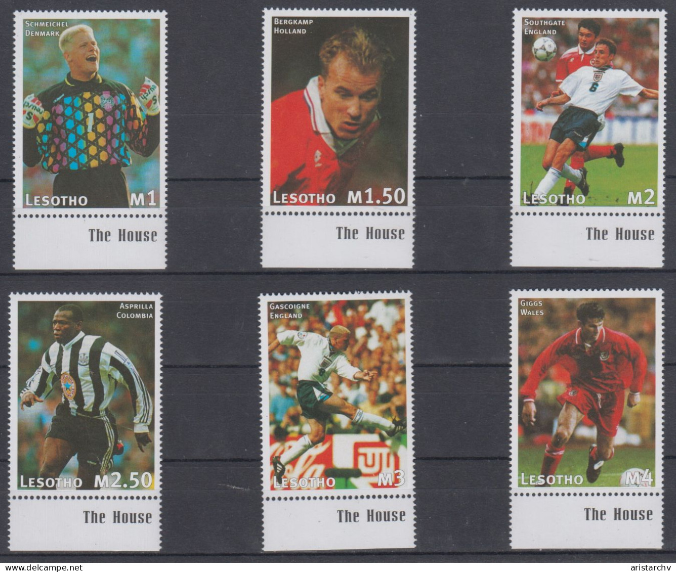 LESOTHO 1998 FOOTBALL WORLD CUP 2 S/SHEETS SHEETLET AND 6 STAMPS - 1998 – France