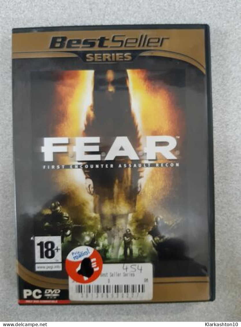 DVD Jeu Vidéo - Fear - Otros & Sin Clasificación