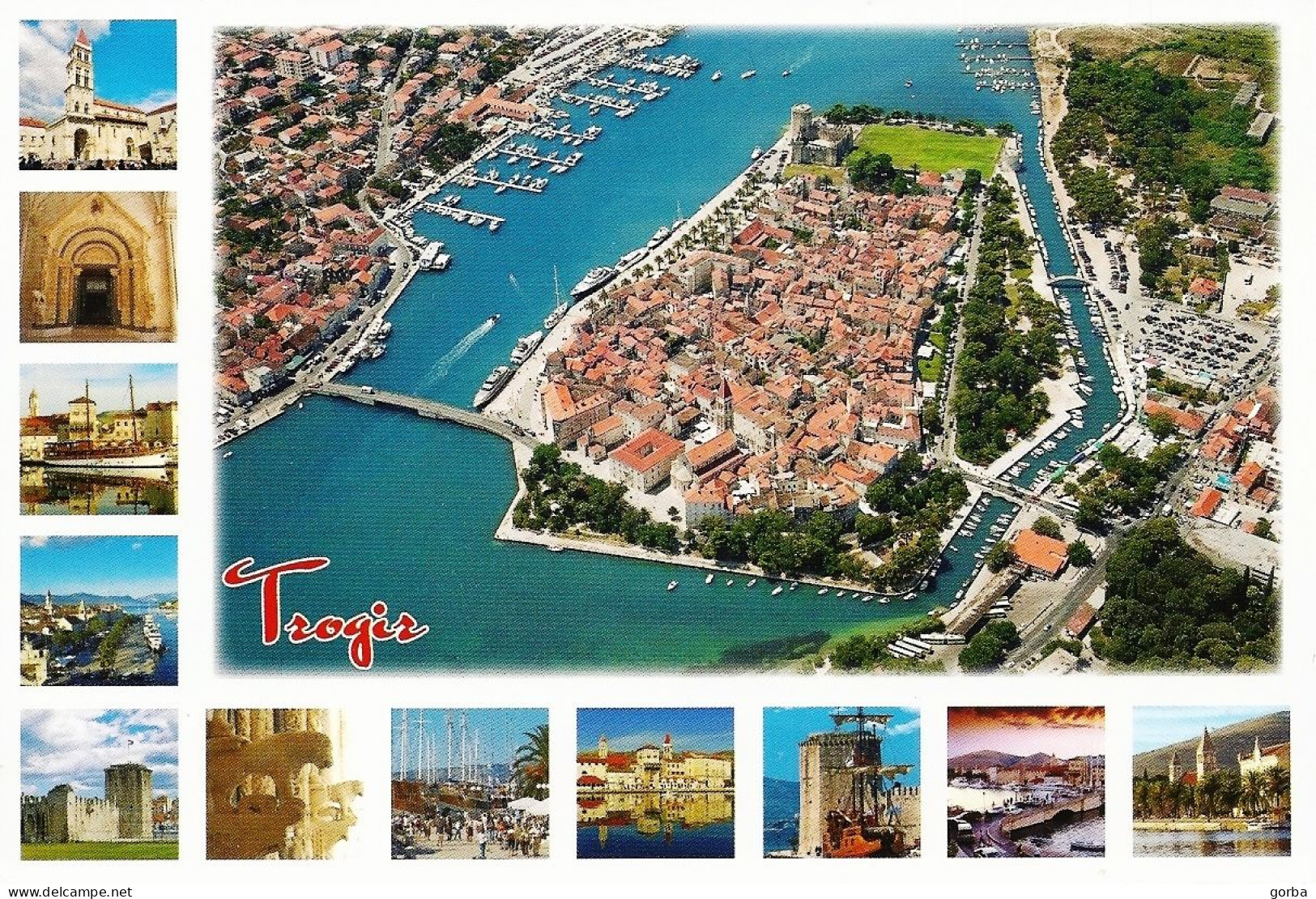 *CPM - CROATIE - TROGIR - Multivues - Croatia