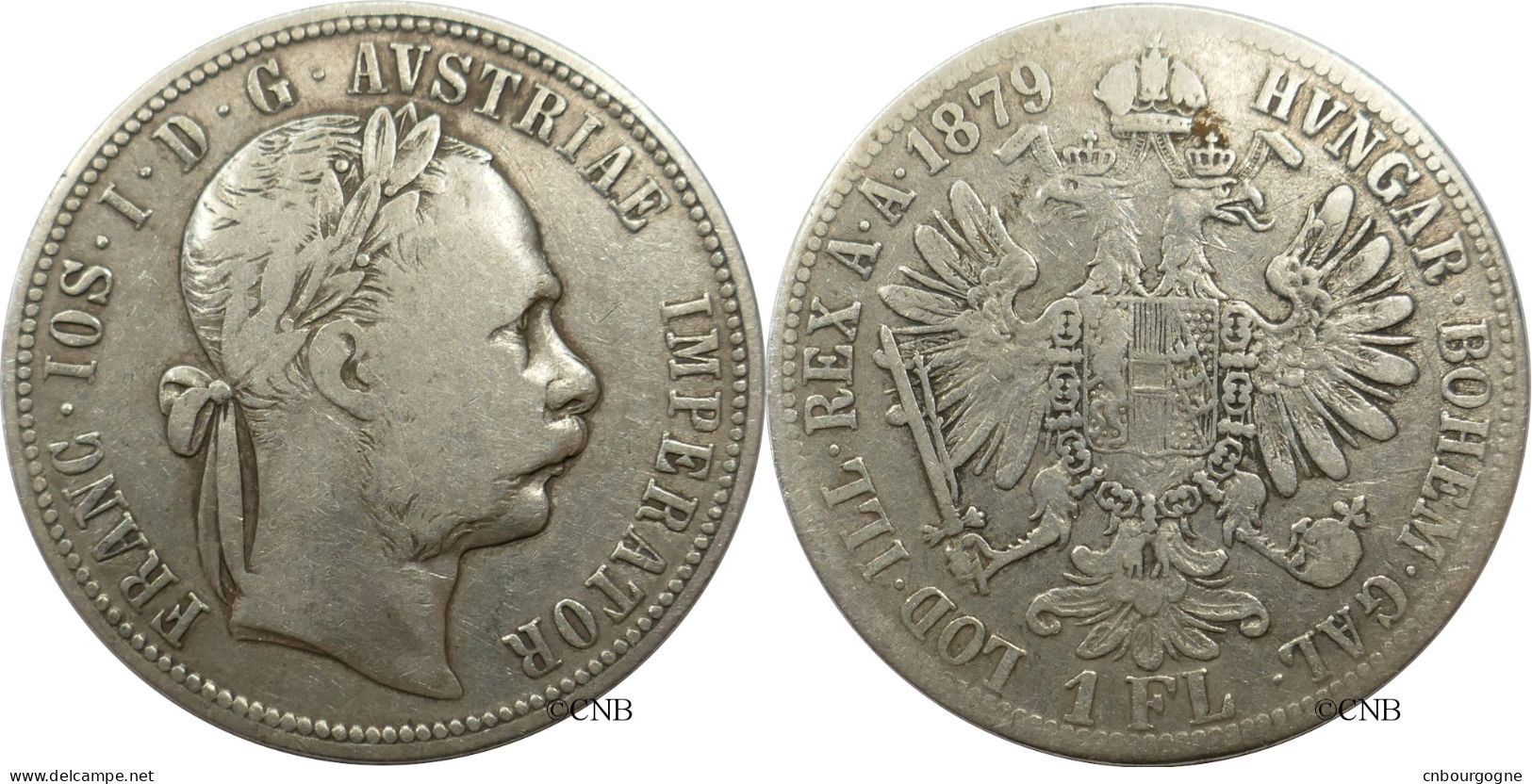 Autriche - Empire - François-Joseph Ier / Franz Joseph I. - 1 Florin 1879 - TB/VF25 - Mon5750 - Oostenrijk