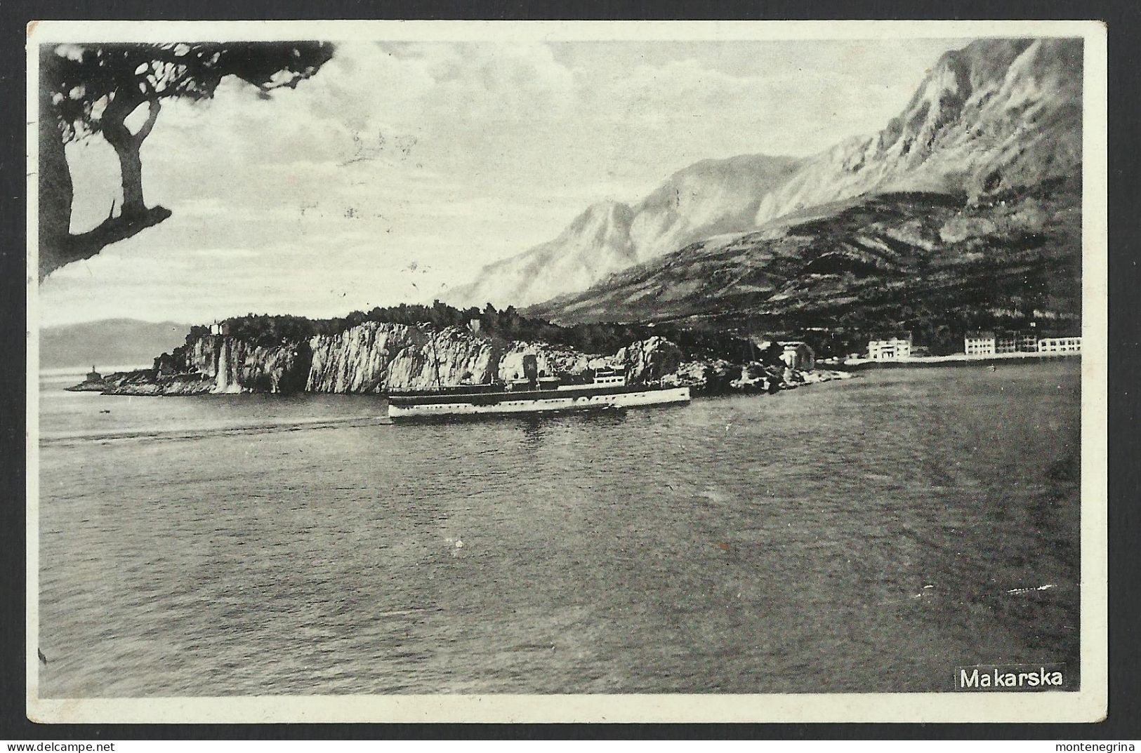 CROATIA MAKARSKA - Panorama - Bateau - Old 1940 Postcard (see Sales Conditions) 010159 - Croatie