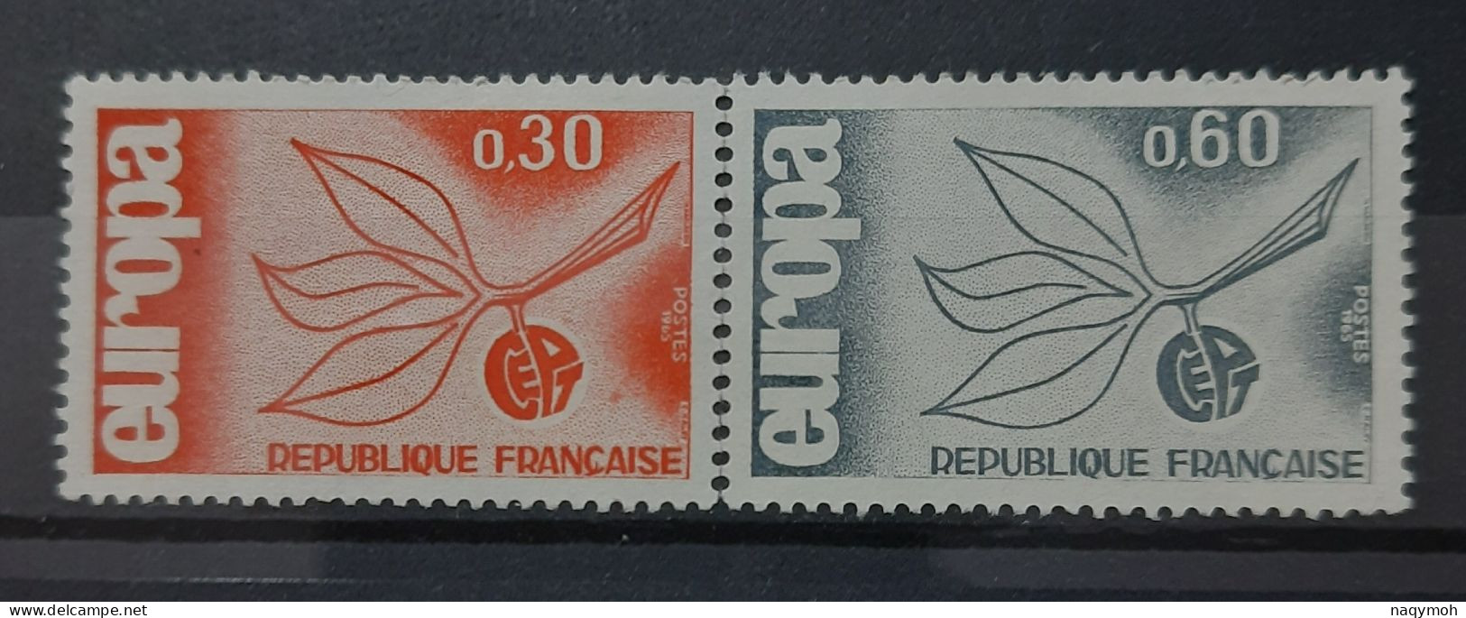 France Yvert 1455-1456** Année 1965 Série Complète MNH. - Unused Stamps