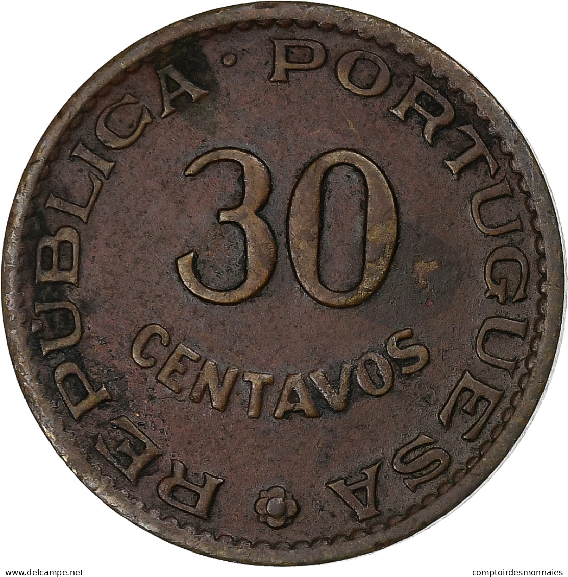 Inde Portugaise, 30 Centavos, 1959, Bronze, TTB, KM:31 - Portugal