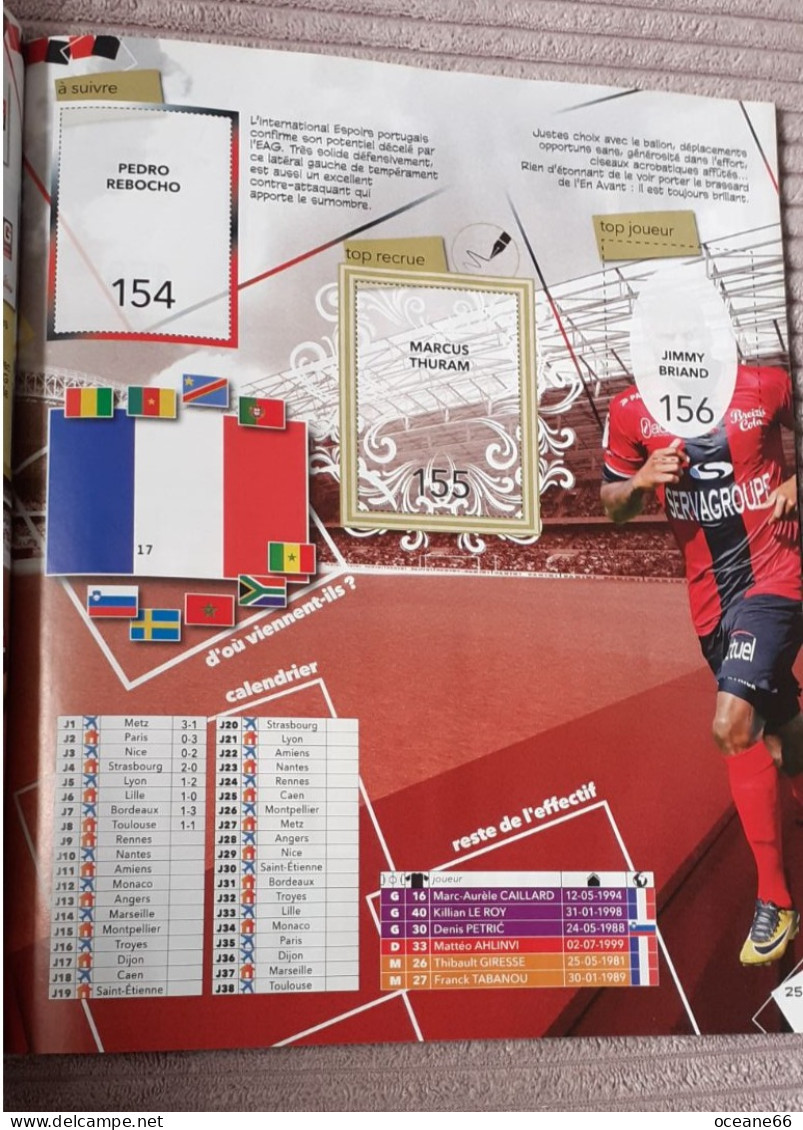 Album Panini Championnat De France 2017-18 Vide - Trading Cards