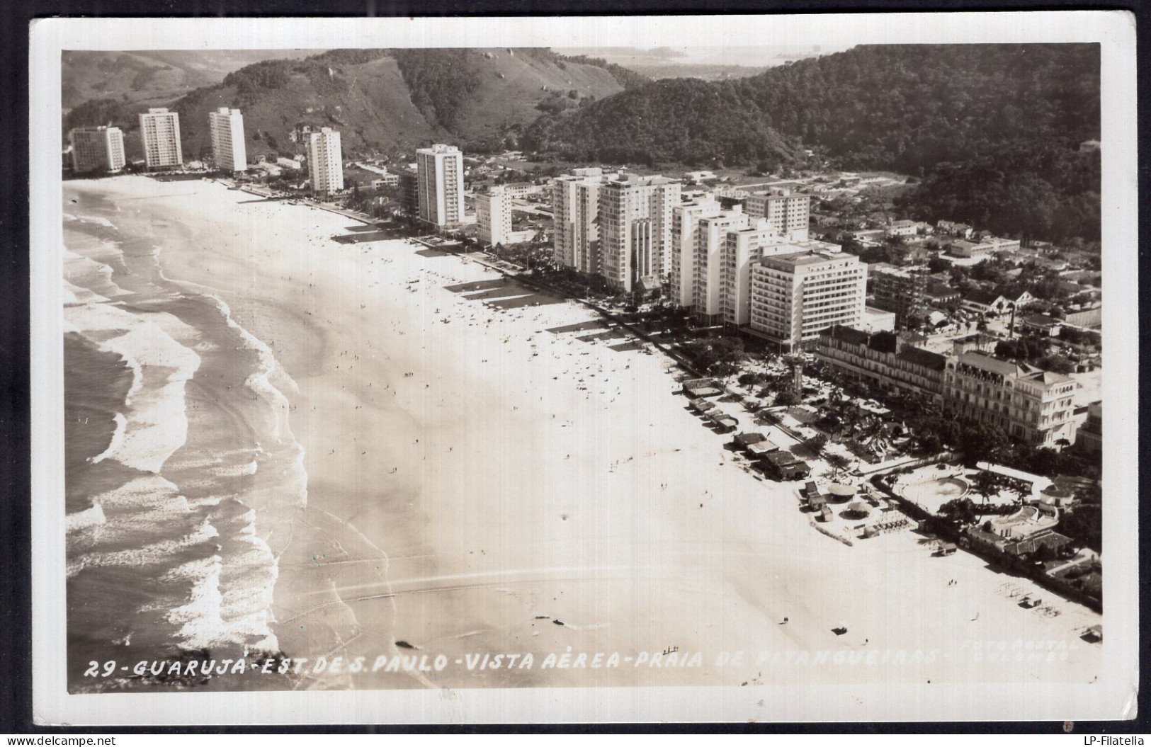 Brasil - 1965 - Sao Paulo - Guaruja - Praia De Pitangueiras - São Paulo