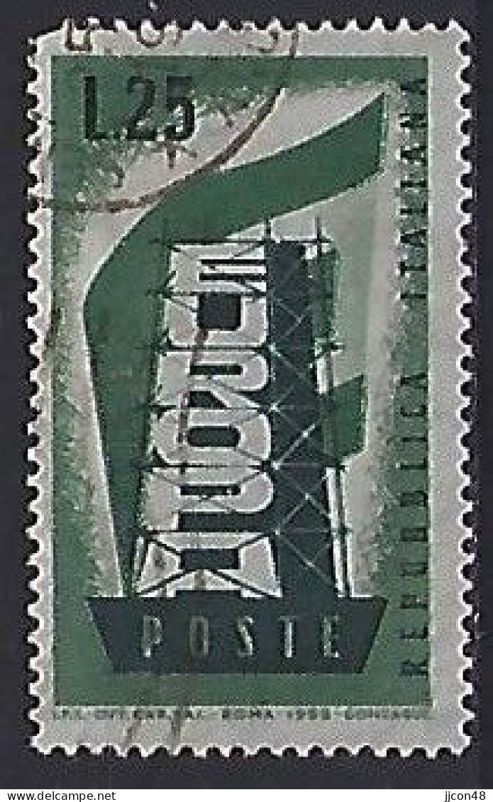 Italy 1956  Europa (o) Mi.973 - 1946-60: Usati