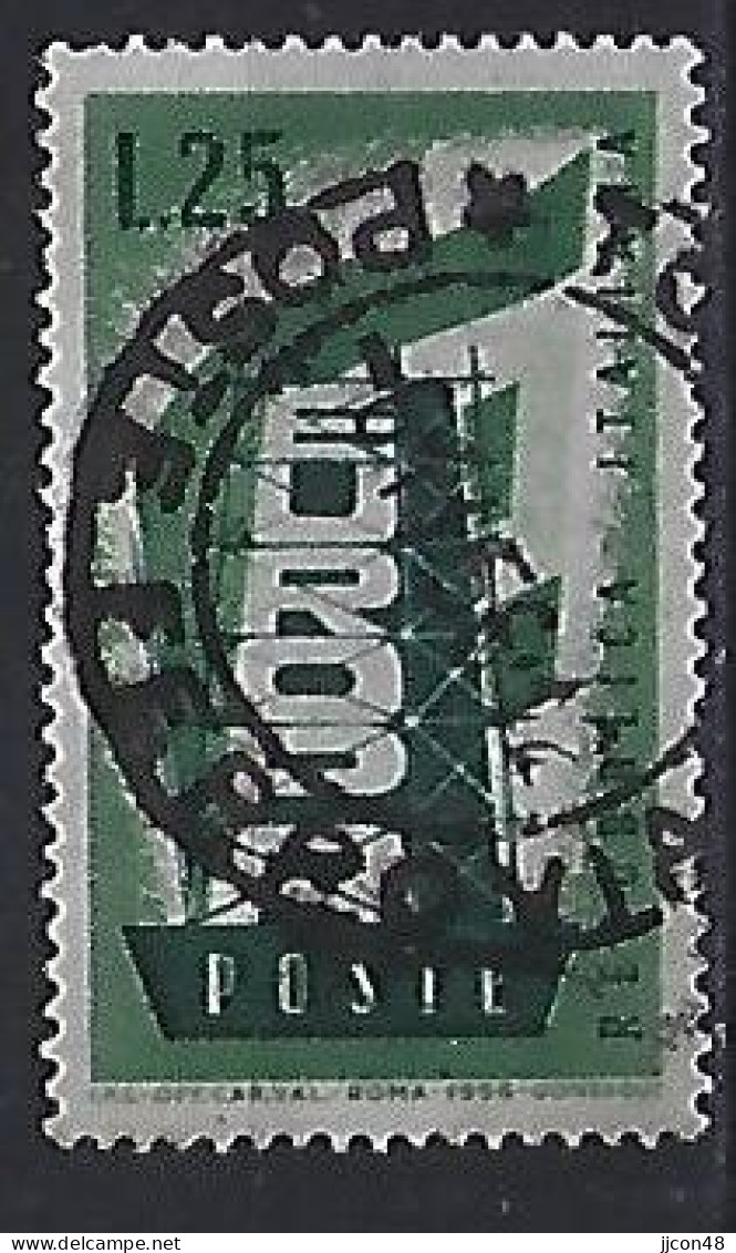 Italy 1956  Europa (o) Mi.973 - 1946-60: Gebraucht