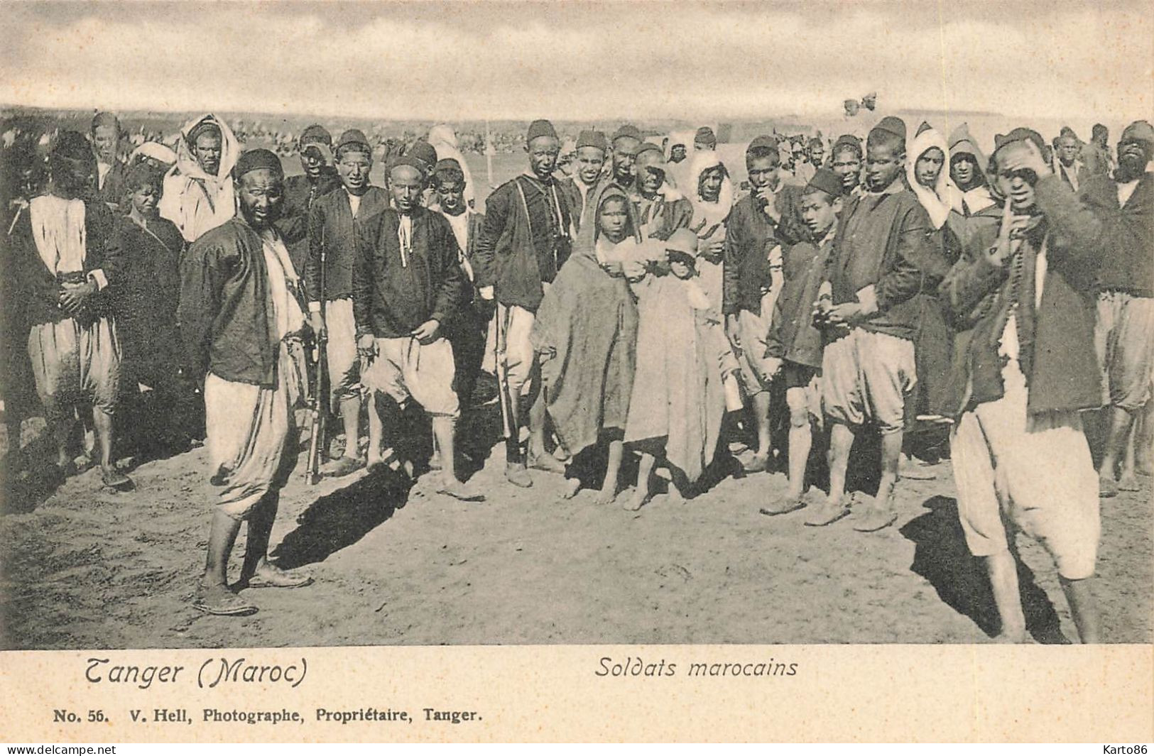 Tanger * Soldats Marocains * Maroc - Tanger