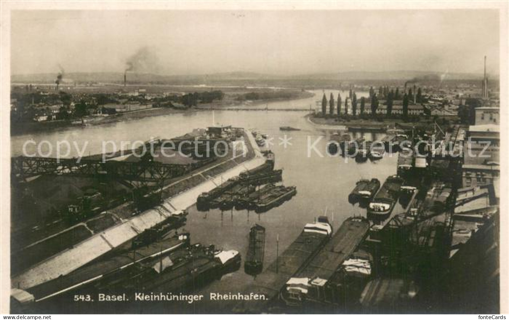 13778023 Basel BS Kleinhueninger Rheinhafen Basel BS - Sonstige & Ohne Zuordnung