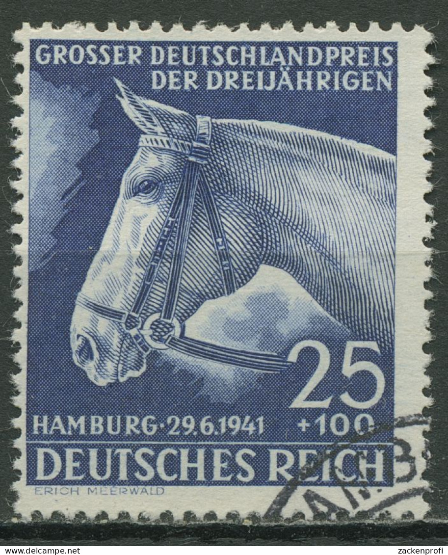 Deutsches Reich 1941 Deutsches Derby, Das Blaue Band 779 Gestempelt - Gebraucht