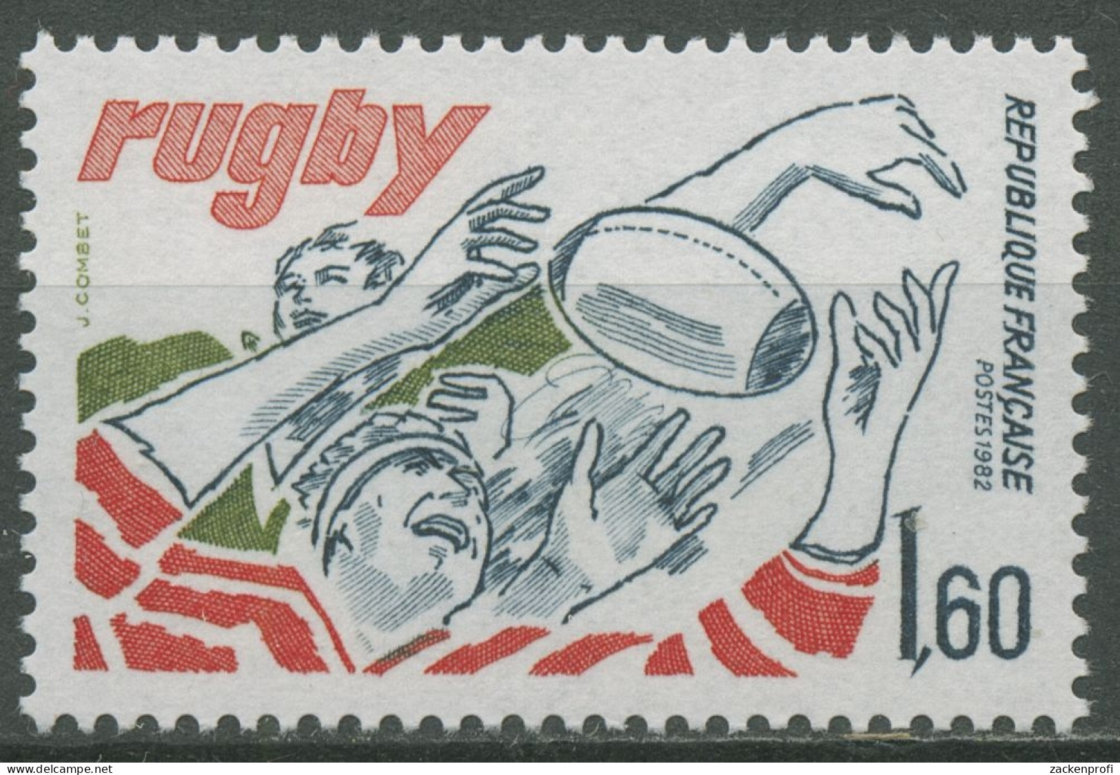 Frankreich 1982 Sport Rugby 2355 Postfrisch - Unused Stamps