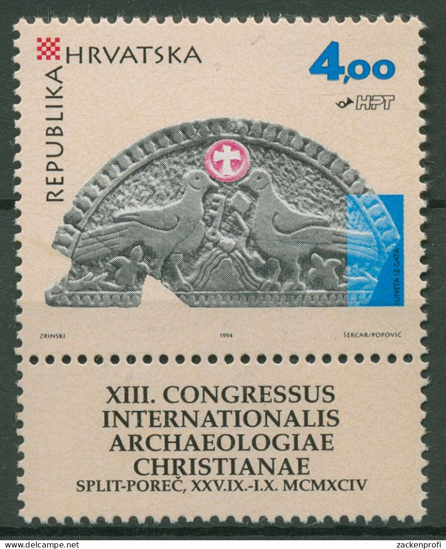 Kroatien 1994 Christliche Archäologie 294 Zf Postfrisch - Croacia