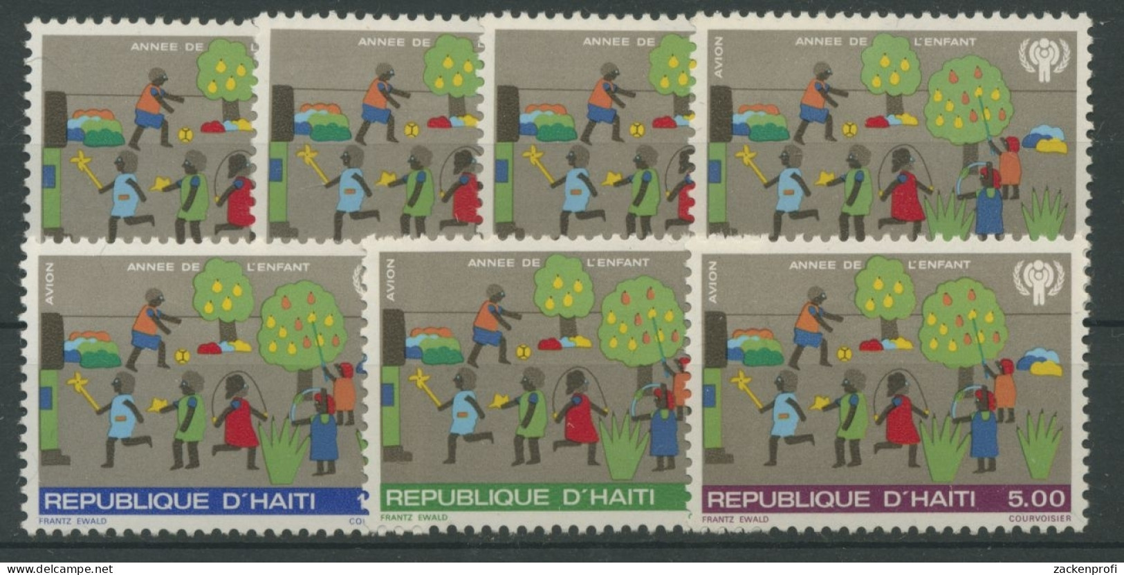 Haiti 1979 Jahr Des Kindes 1348/54 Postfrisch - Haïti