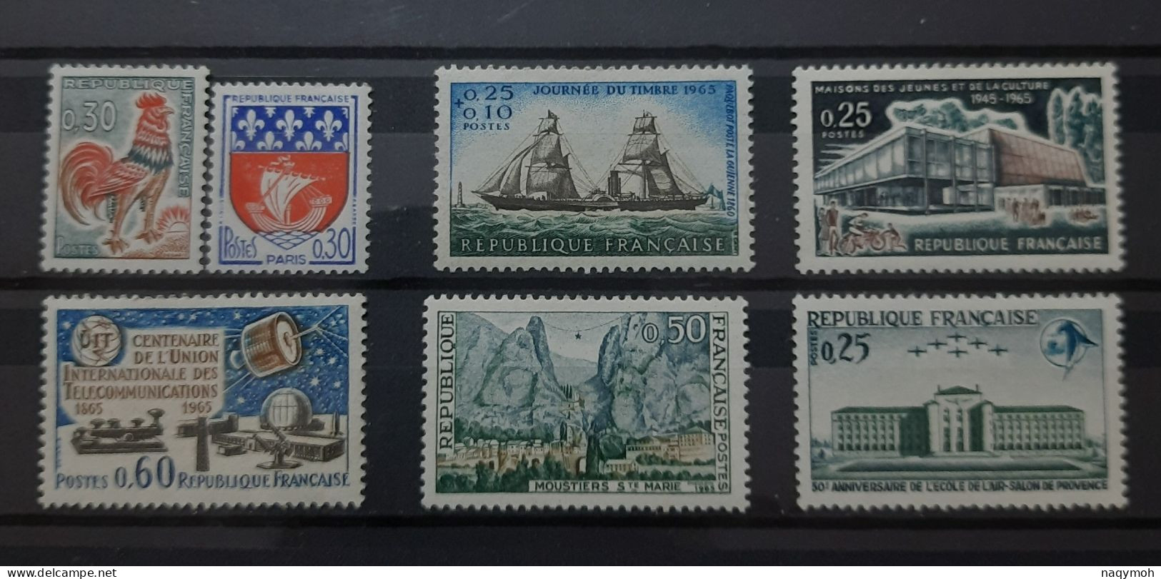 France Yvert 1331A-1354B-1446-1448-1451-1436-1463** Année 1965 MNH. - Nuevos