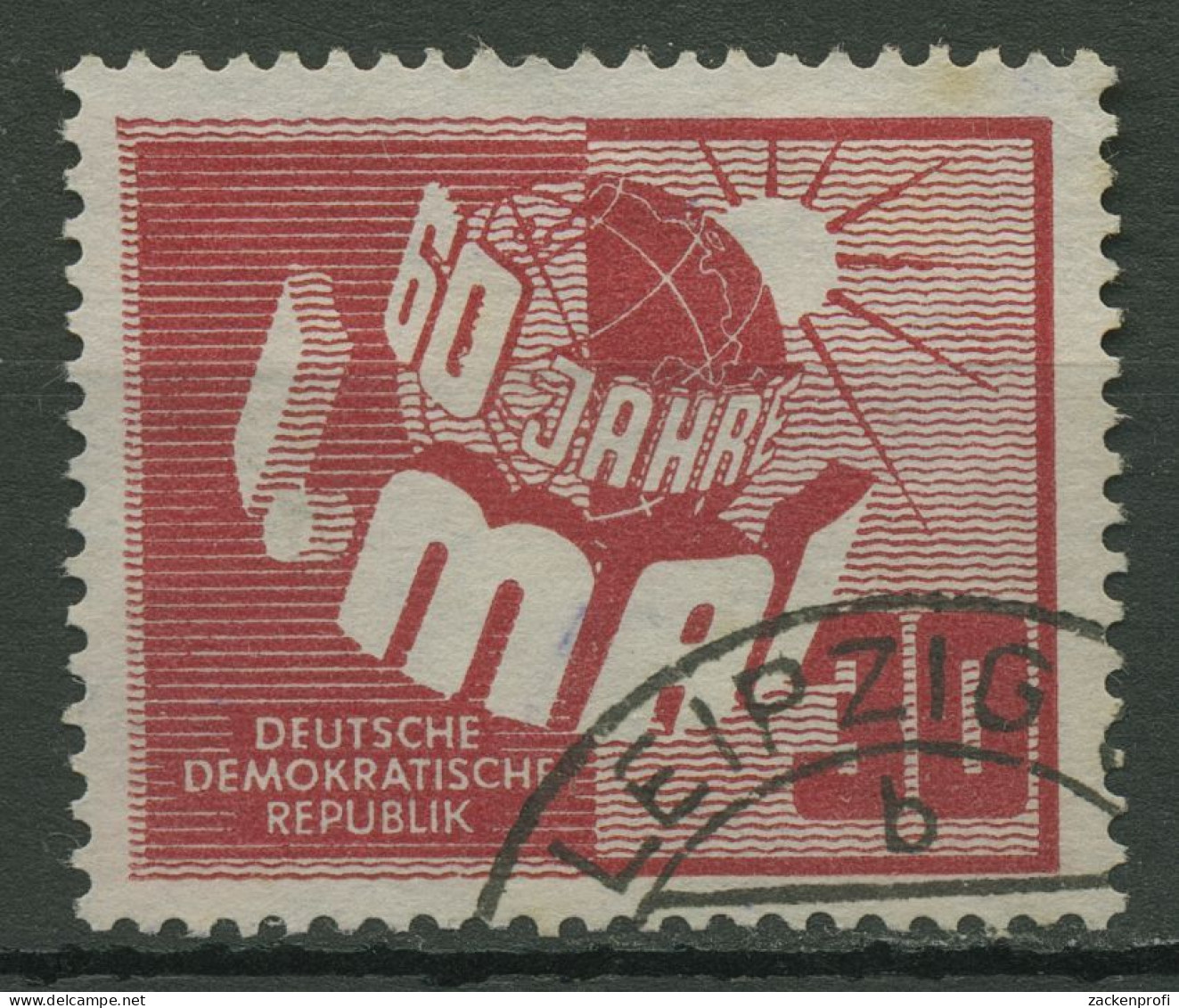 DDR 1950 60 Jahre Tag Der Arbeit 250 Mit Massenstempel - Gebruikt