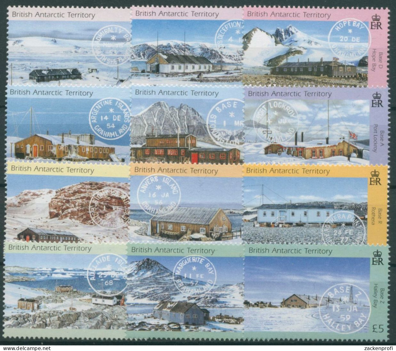 Britische Antarktis 2003 Forschungsstationen 357/68 Postfrisch - Unused Stamps