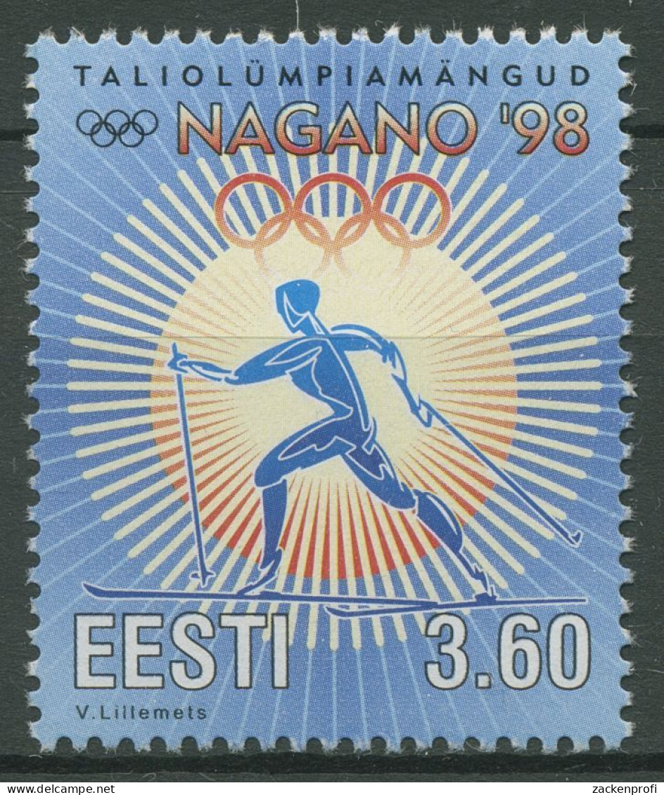 Estland 1998 Olympische Winterspiele Nagano 316 Postfrisch - Estonia