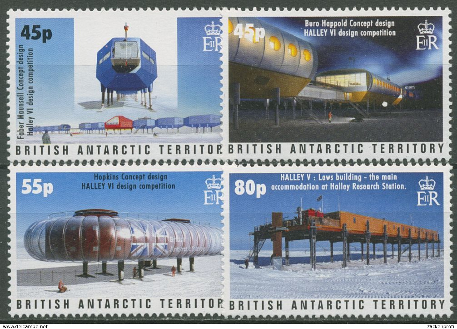 Britische Antarktis 2005 Architekturmodelle Station Halley VI 404/07 Postfrisch - Nuevos