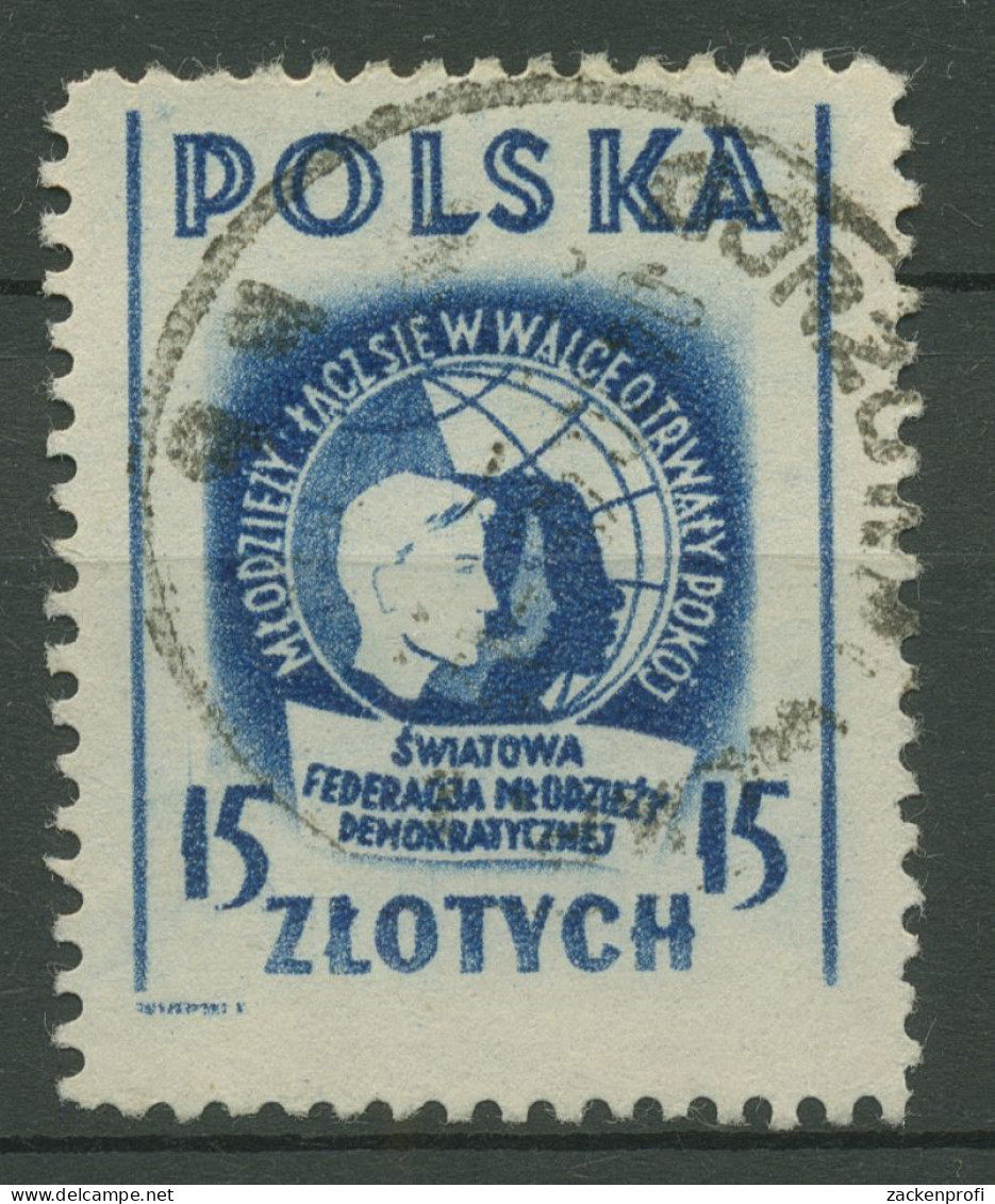 Polen 1948 Jugend-Konferenz Warschau 501 Gestempelt - Used Stamps