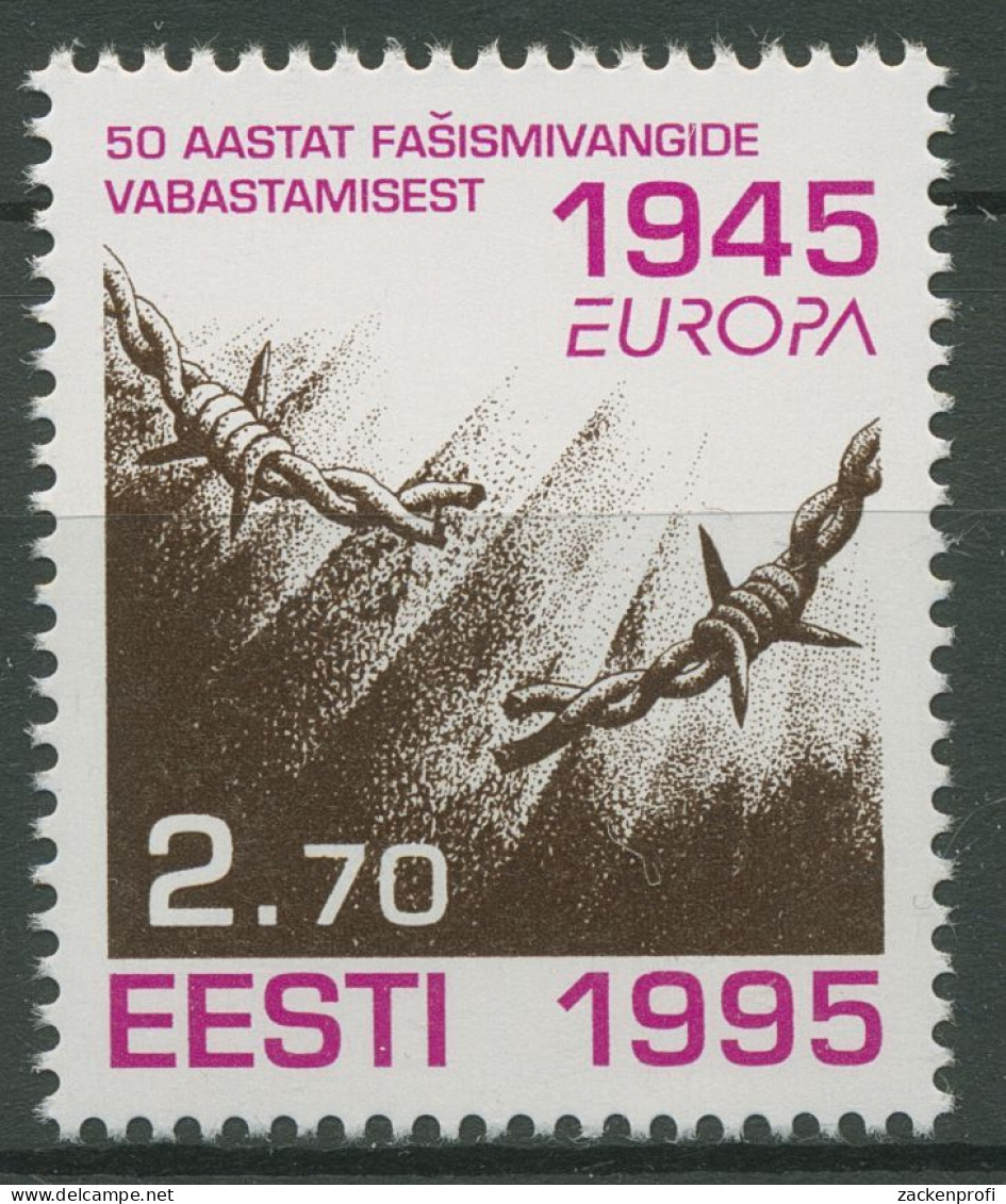 Estland 1995 Europa CEPT Frieden Und Freiheit 254 Postfrisch - Estonia