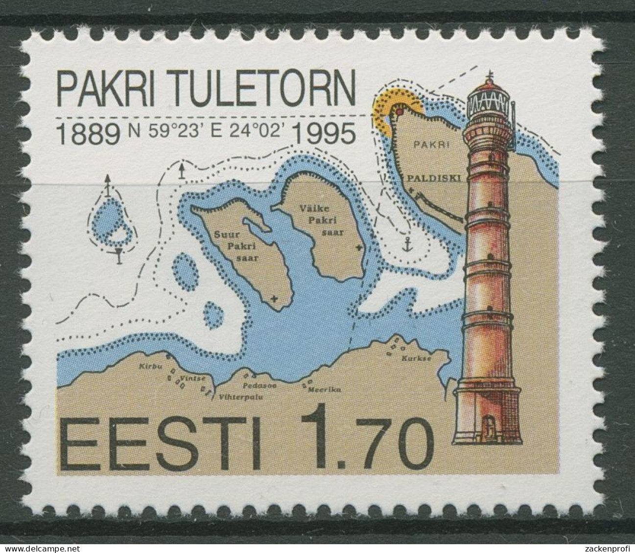 Estland 1995 Leuchttürme 256 Postfrisch - Estland