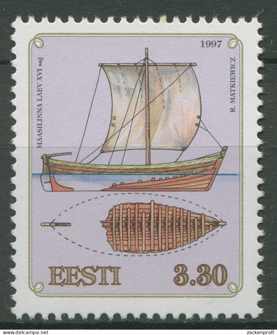 Estland 1997 Alte Schiffe Auf Der Ostsee 302 Postfrisch - Estland
