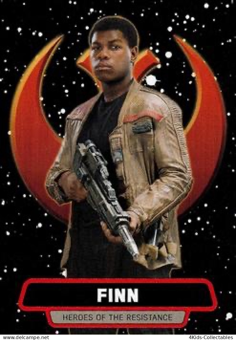 2015 Topps STAR WARS Journey To The Force Awakens "Heroes Of The Resistance" R-2 Finn - Star Wars