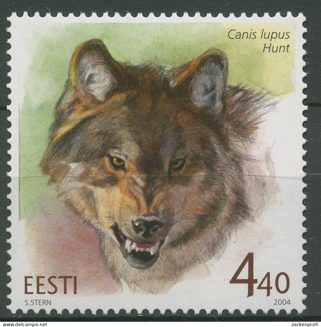 Estland 2004 Tiere Der Wolf 479 Postfrisch - Estonia